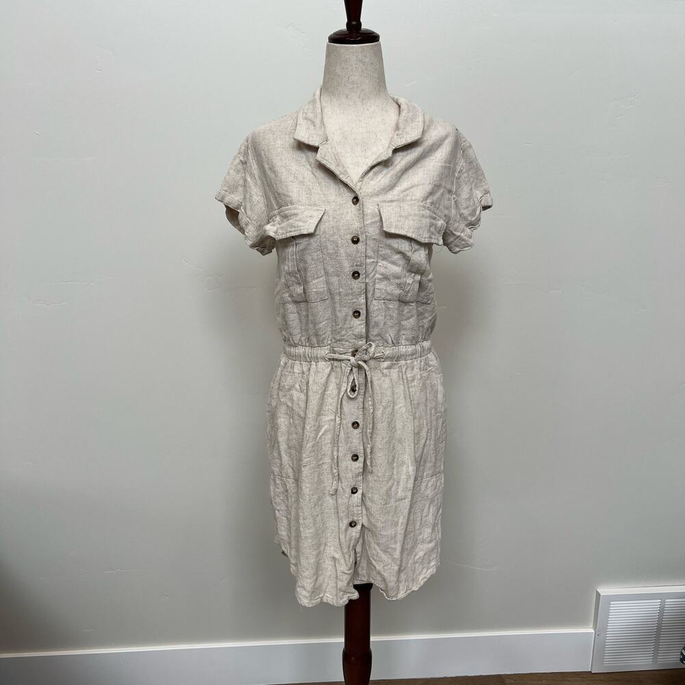THREAD & SUPPLY Women's Short Sleeves Shirt Dress